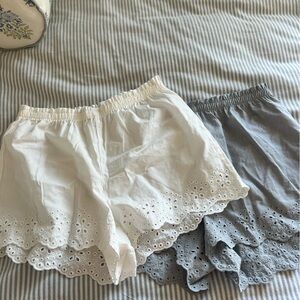 Eyelet boxer shorts